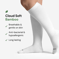 Bamboo Wide Compression Socks