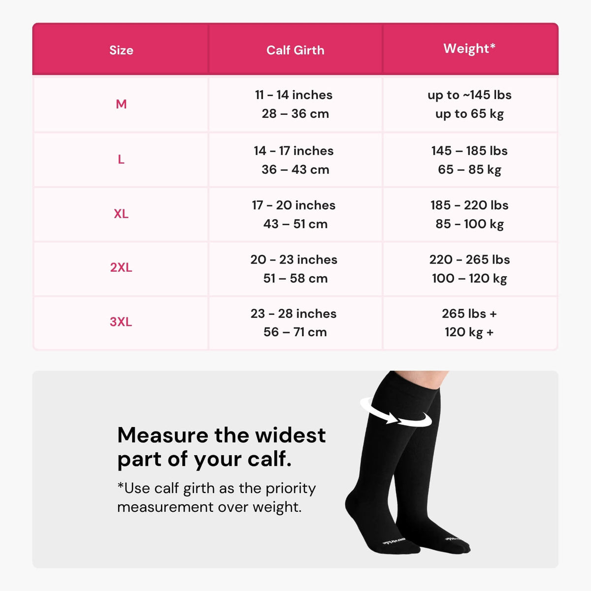 Bamboo Wide Compression Socks